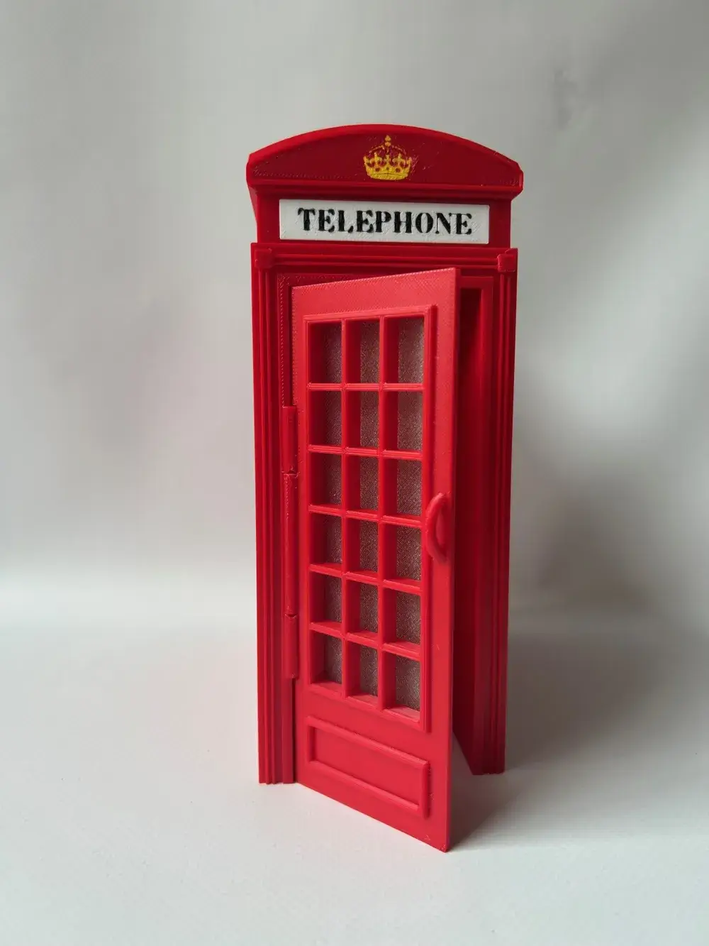 Cabine vermelha lateral